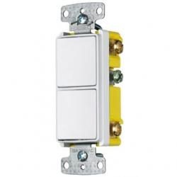 COMBO, 15A SP RKR, 15A 3W RKR, WH